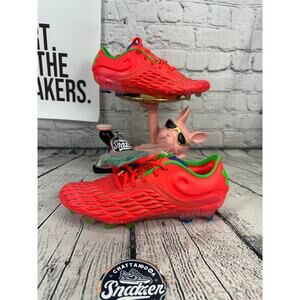 Under Armour Magnetico Elite 3 FG Pro Soccer Cleats Womens 9.5 Red Green NEW UK7